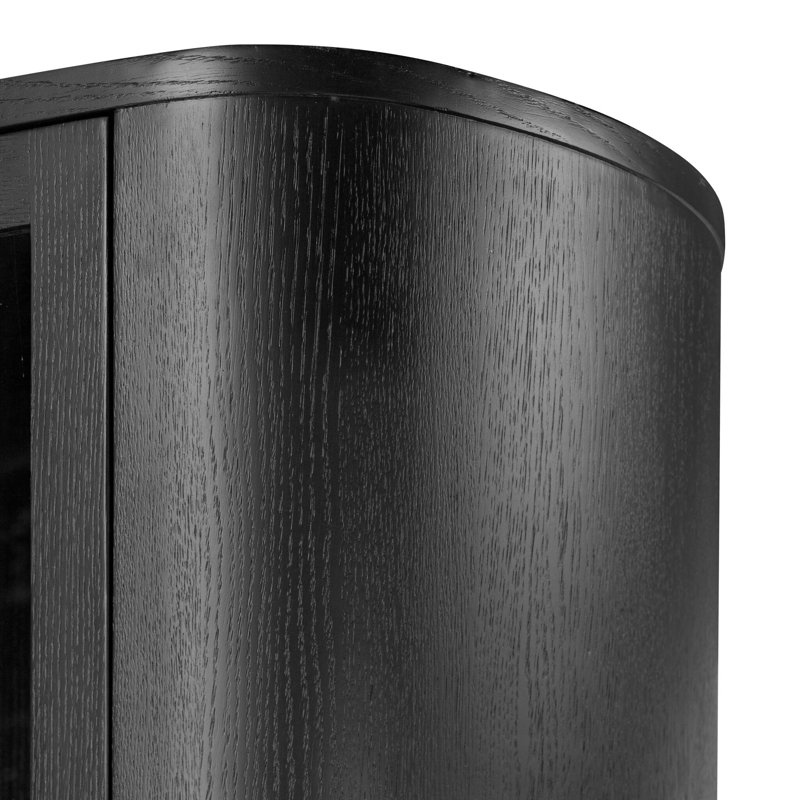 Pilar Cabinet-Charcoal Oak Veneer