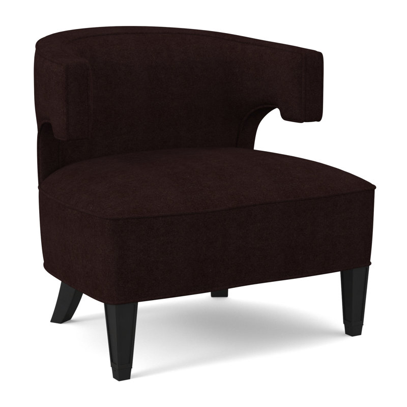 Chaise Laurel, Espresso, Mélange de polyester acajou Margaret