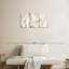 «Abstract Soft Beige Triptych», reproduction sur toile-93059284
