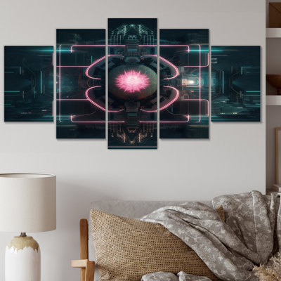 Kurban - Lotus Wall Decor - 5 Panels