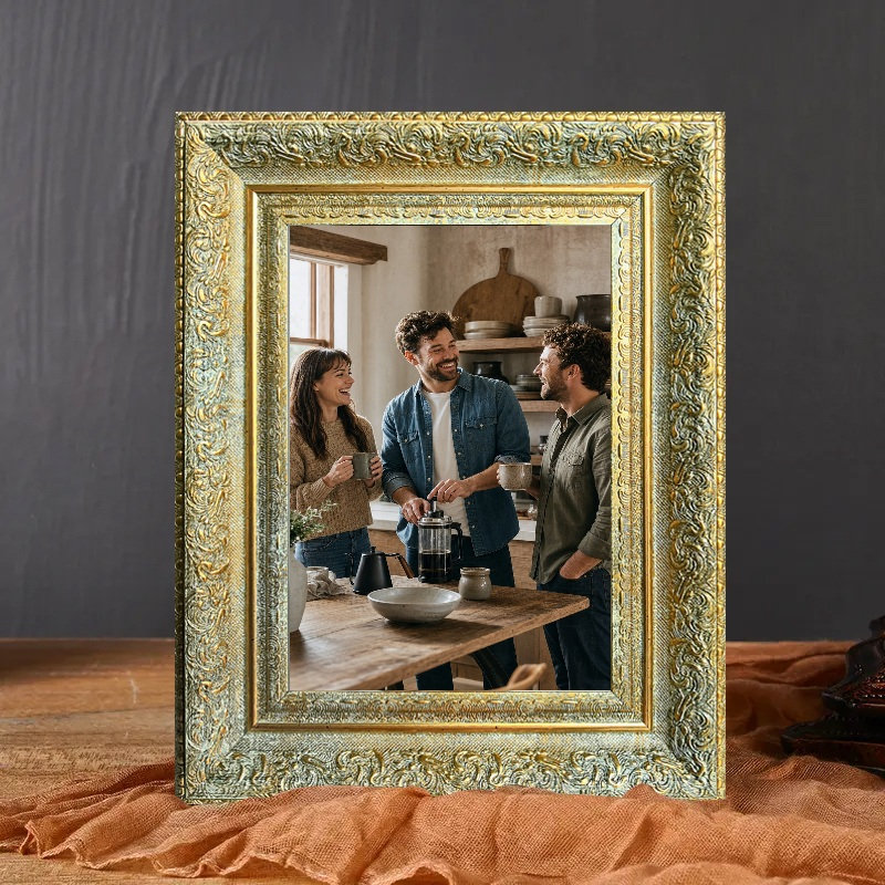 Cadre 3 pièces de présentation antique doré pour photos 11 po x 14 po, Or antique, 3, L 11 po x H 14 po