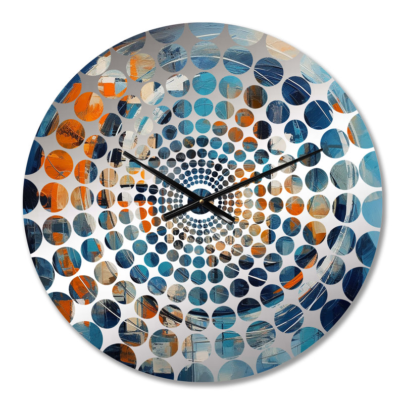 Wesseline - Horloge murale géométrique abstraite, Petit