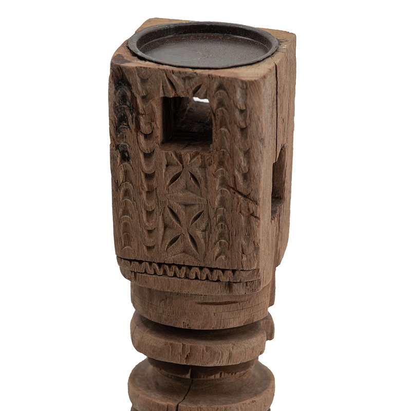 Tabletop Candle Holder, 21.3" H x 3.9" W x 3.9" D