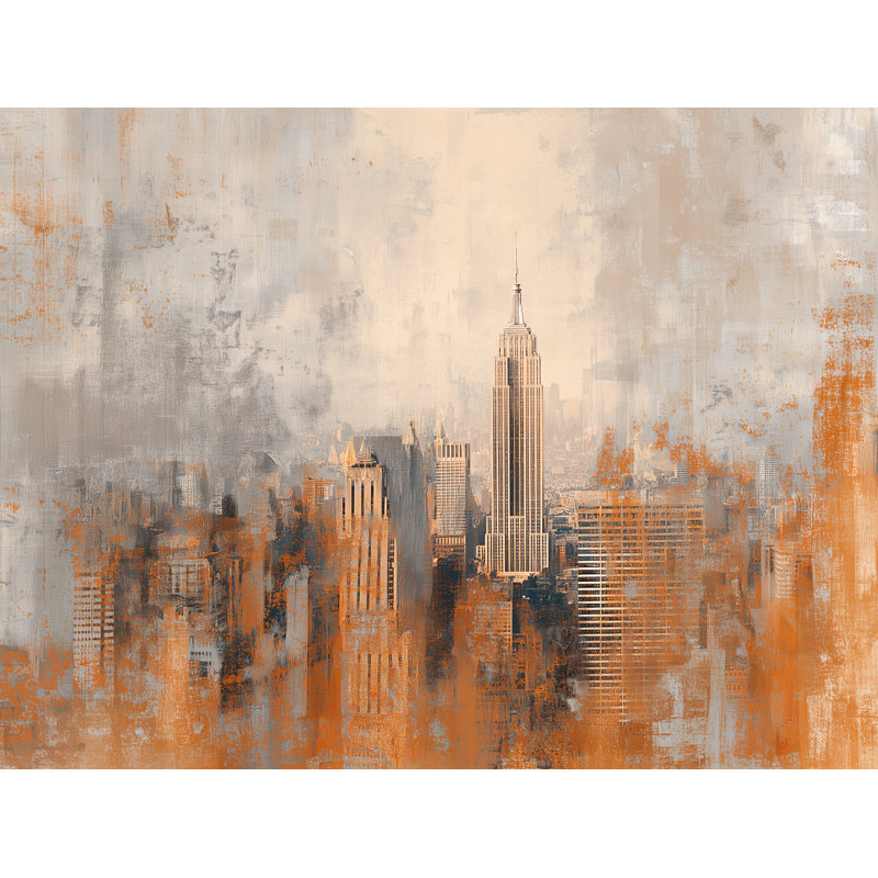 Empire in Rust, 53" H x 40" W