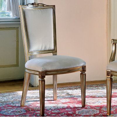 Upholstered Side Chair in Gray