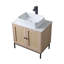 Meuble-lavabo simple 30 po avec lavabo vasque