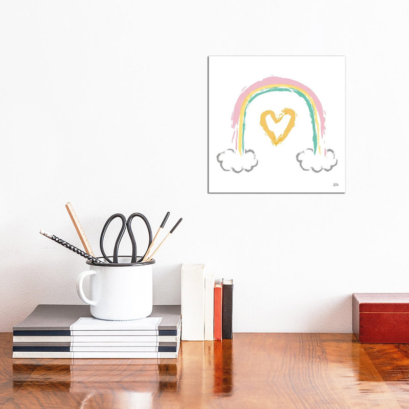Rainbow Dream II by Melissa Averinos - 1 Piece Wrapped Canvas Wall Art, 30.48 cm H x 30.48 cm W