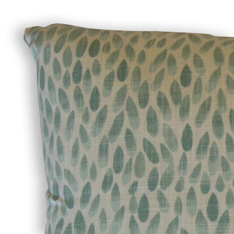 Coussin décoratif en coton Quisha, Hauteur (18 po) x largeur (18 po)