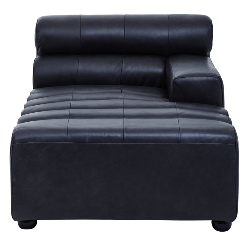 2 Seater Leather Sofa & Chaise