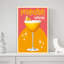 «Vibrant Star» Martini, art mural contemporain-849072547