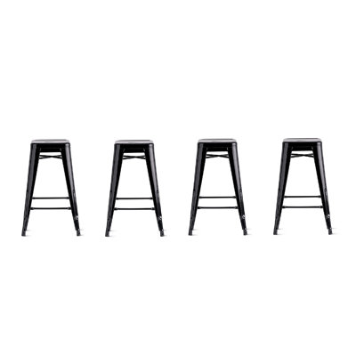 Shanitaortia Counter Stool with Metal Frame