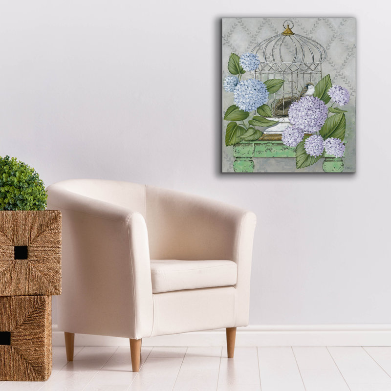 Toile épique Graffiti «Bird Cage» par Tanya Nyp, 26 po x 30 po, H 30 po x l 26 po
