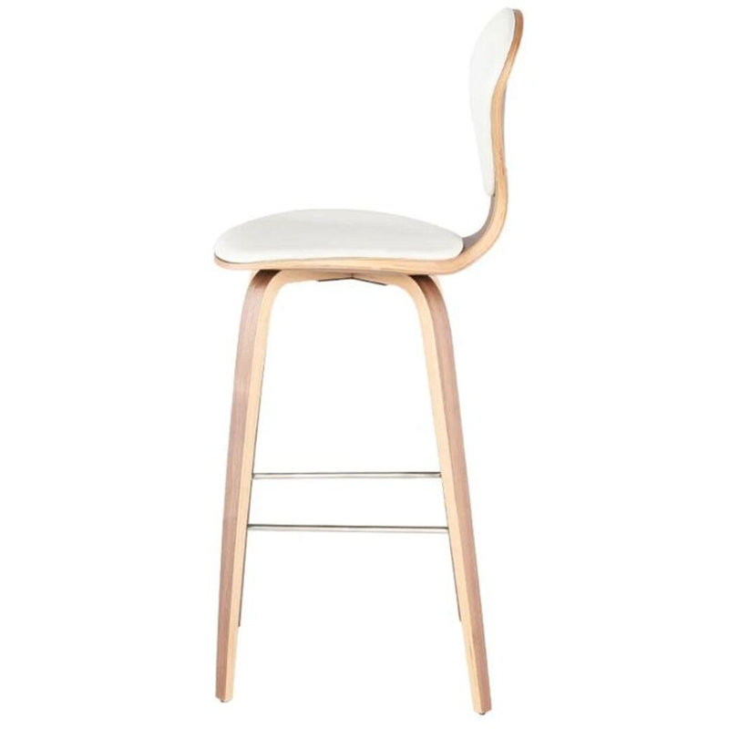 Tabouret de comptoir 26 po Keimarion, Blanc