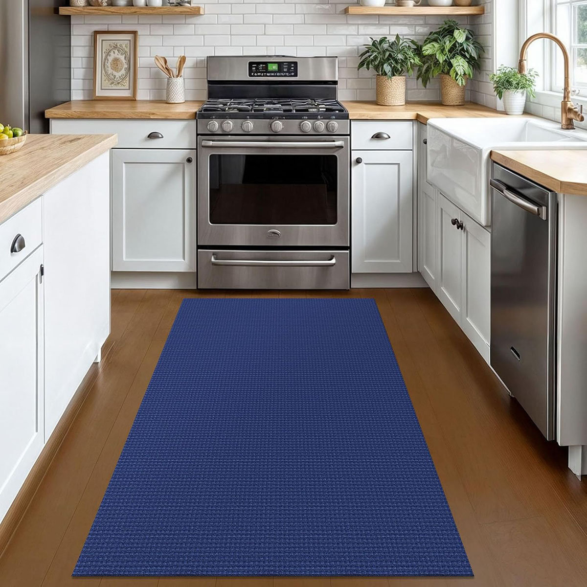 Rubber Back Area Rug Ebern Designs Boho Rugs For Entryway 3X5 Ft Washable Area Rug Indoor ...