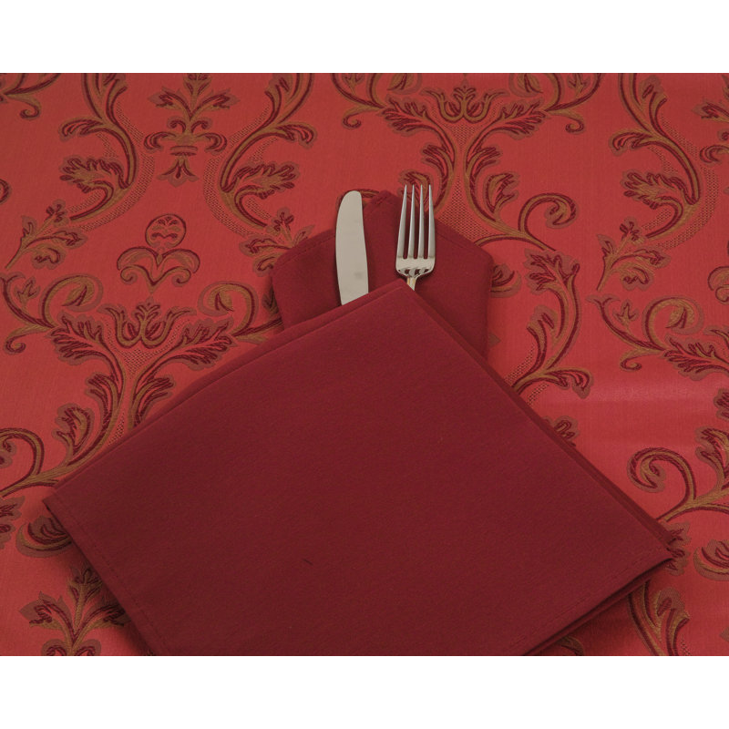 Polyester Square Napkin, Burgundy