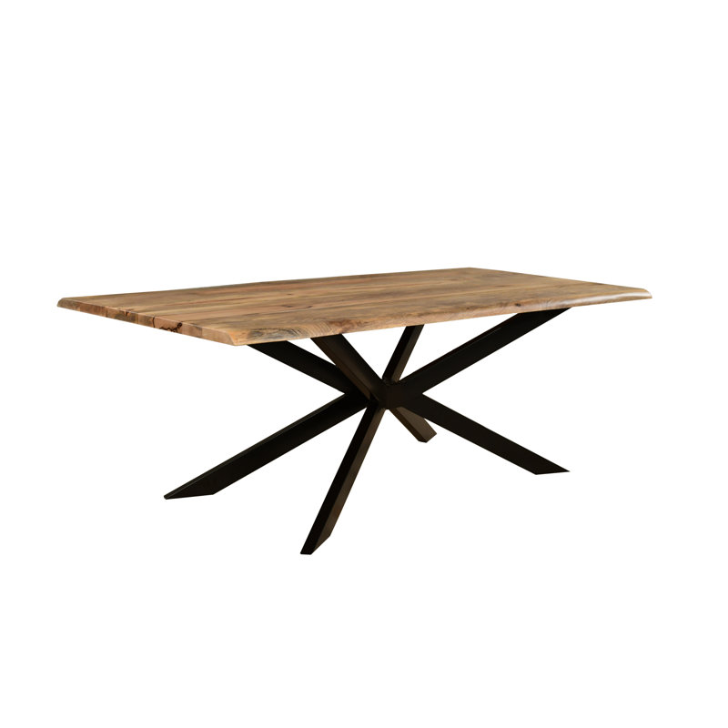 Rectangular, H76 x L220 x W100cm, Natural Wood