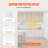 Aarza Waterproof Plastic Sheer Curtain-1351537887