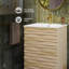 Meuble-lavabo Cascade 24 po en chêne naturel-98796174