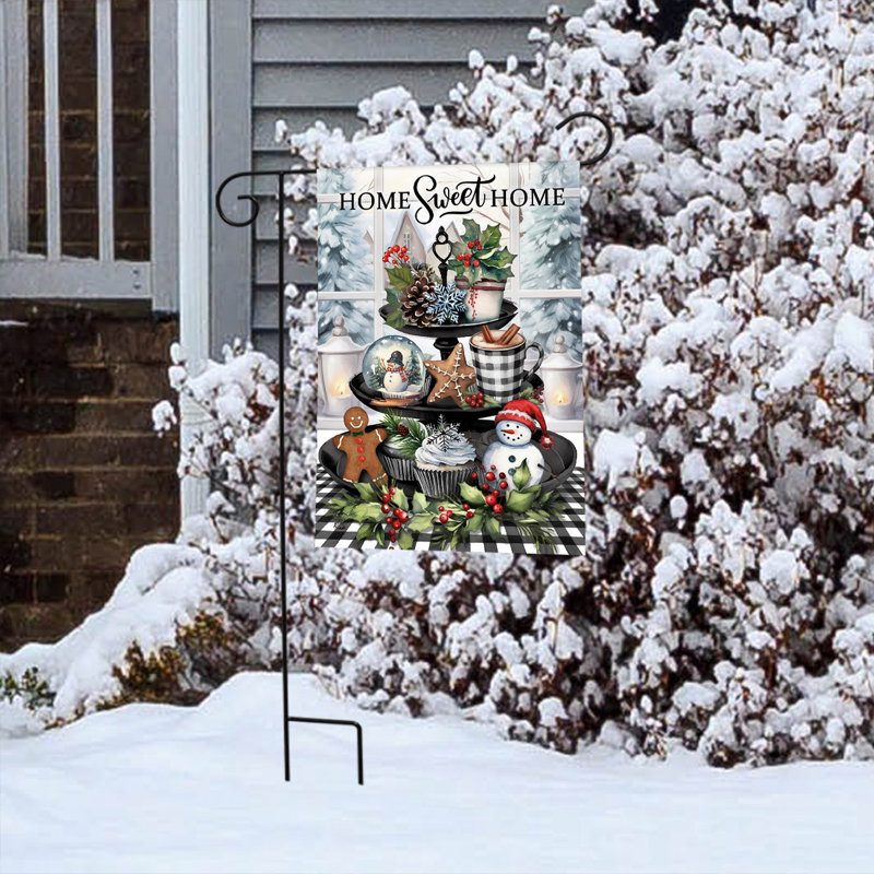 Drapeau de jardin Winter Memories