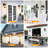 Dusk to Dawn Motion Sensor Outdoor Wall Lantern with Black Finish