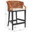 Tabouret de comptoir en bois massif Carneshia-762767891