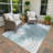 Machine Washable Indoor/Outdoor Chantille ACN2396 Abstract Rug-1959020439