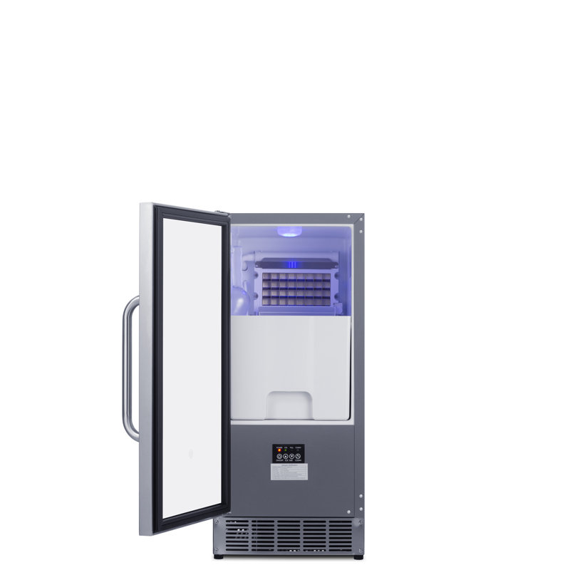 Summit Appliance Built-In 45 lb. Clear Icemaker