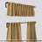 Decorative Kitchen Curtain And Valance,Caffe Curtains And Valance Set, Kitchen Curtains-70499632-70499624