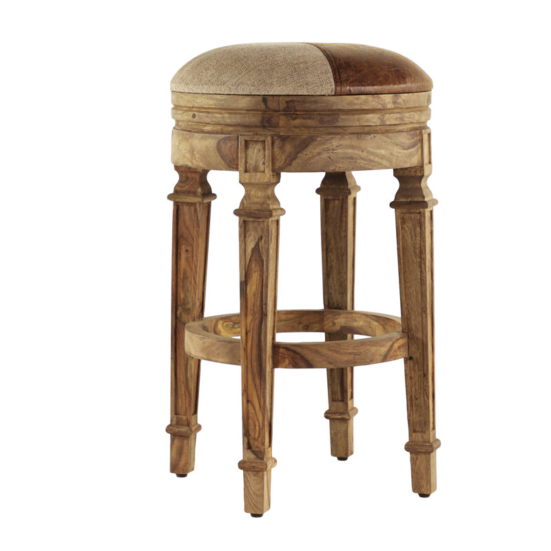 Tabouret de coiffeuse en bois massif Schock