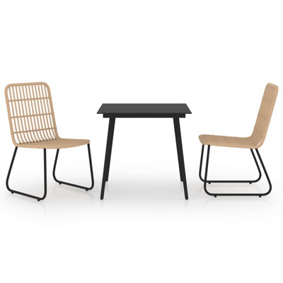 2 - Person Patio Dining Set with Square Table