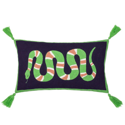 Black Rectangular Cushion