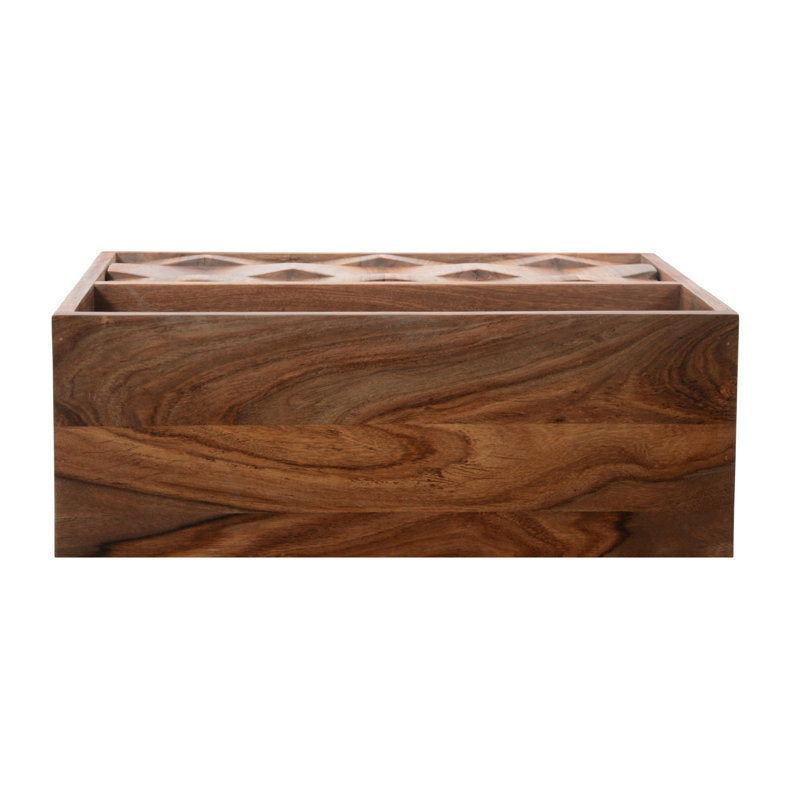 1 - Drawer Solid Wood Nightstand, Brown