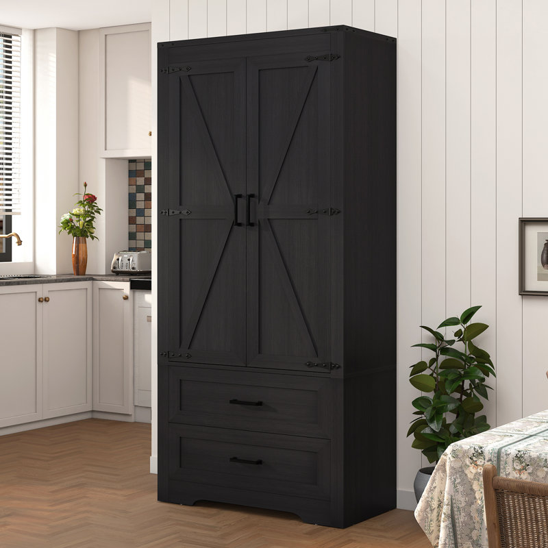 Garde-manger 70,8 po, Noir