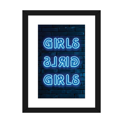 «Girls» par Philippe Hugonnard - reproduction d'art textuel