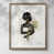 Walnut Framed Paper