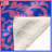 Pink Floral Damask Blankets-133503558