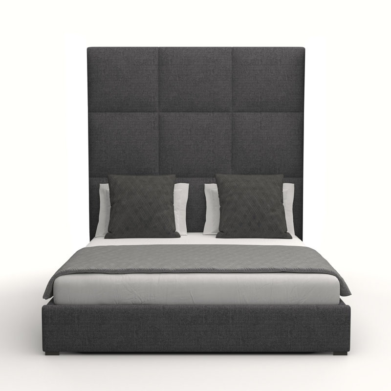 Dezyah Upholstered Standard Bed, Charcoal Revolution®, Queen