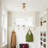 Glass Semi Flush Mount Ceiling Light