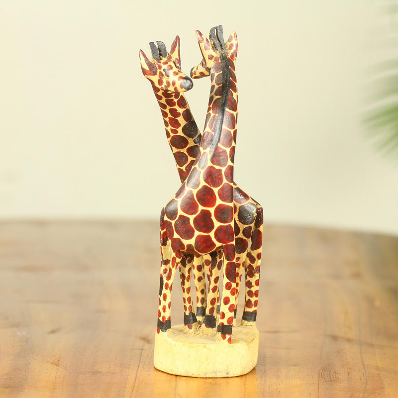 Figurine giraffe Youngberg, H 12,75 po x l 3,5 po x P 3,1 po