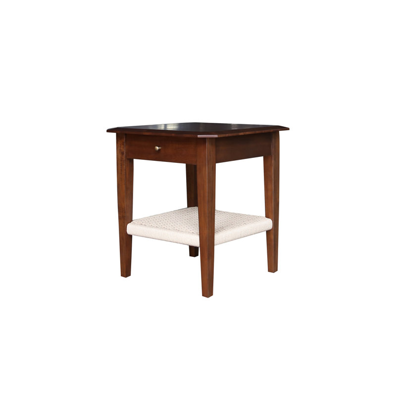 Huron Nightstand with Papercord End Table