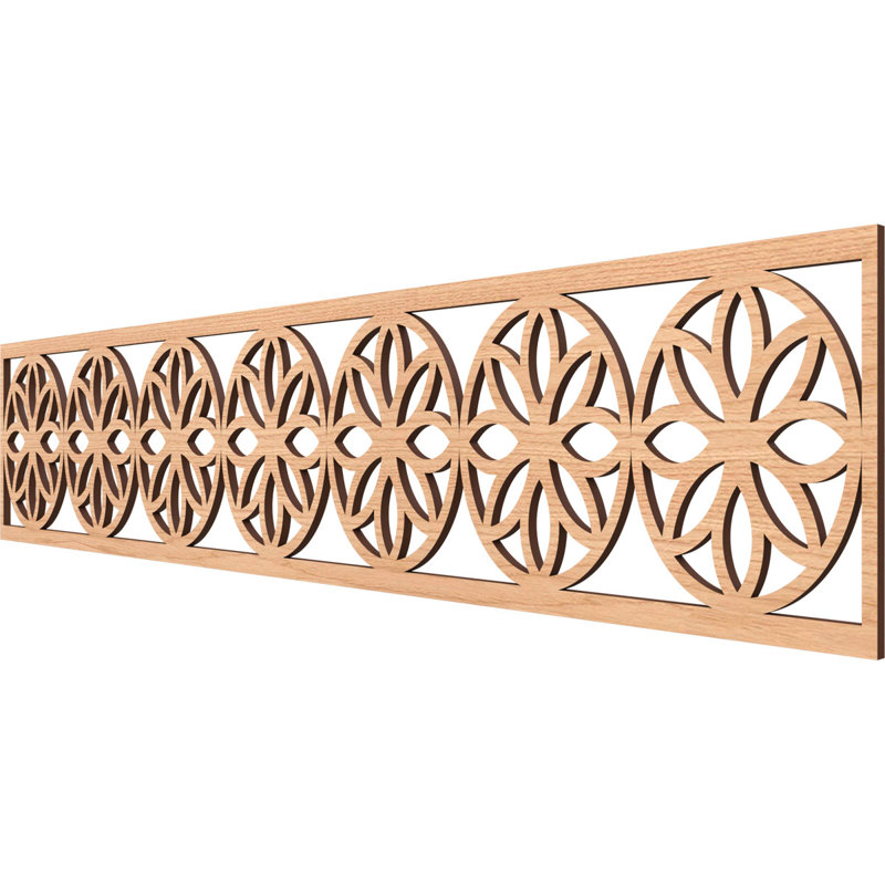 Moulure Blume, H 10 po x l 46,75 po x P 0,375 po, Noyer blanc