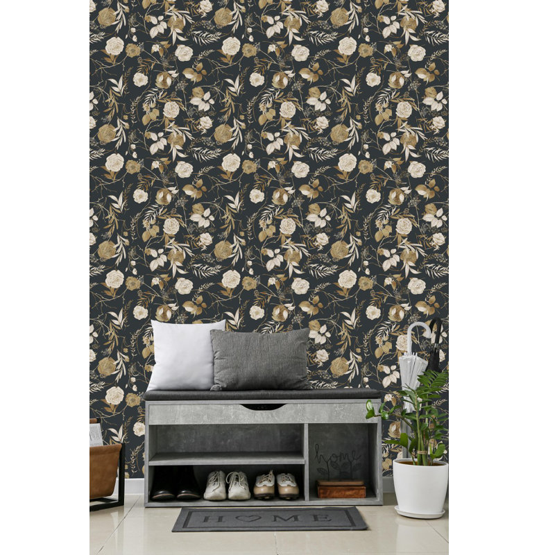 Floral Tile, 2.08' W x 18.75' L