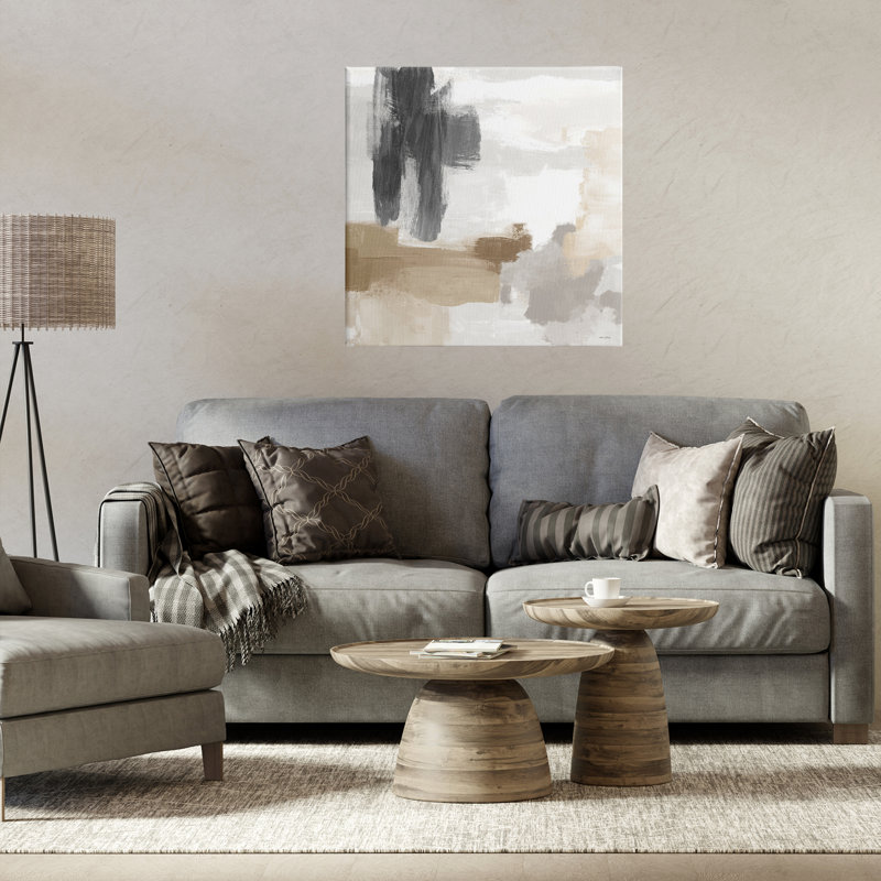 Composition abstraite, conception par Amber Sterling, H 24 po x l 24 po