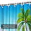 Rideau de douche imperméable Palm Paradise-1117447476