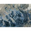 Tapis oriental noué à la main 3 pi 1 po x 5 pi en laine et soie à motif abstrait bleu et ivoire 6431A19490DB487F97DA0B1E4E421940