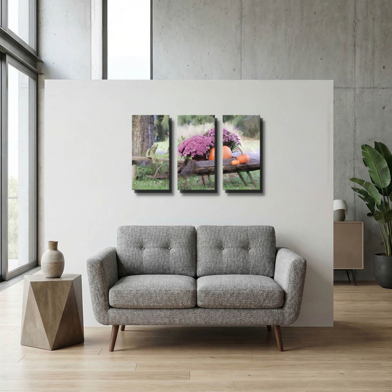Décor d'automne de Lori Deiter, triptyque mural, 91,4 cm x 61 cm, 78 po x 34 po