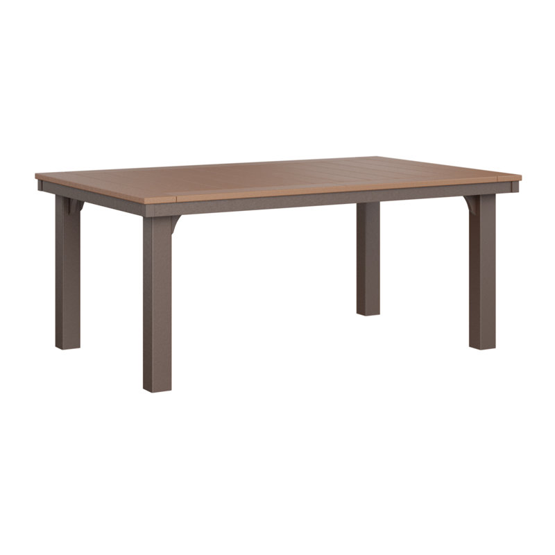 Homestead Outdoor Dining Table, Chocolate Brown, Cedar