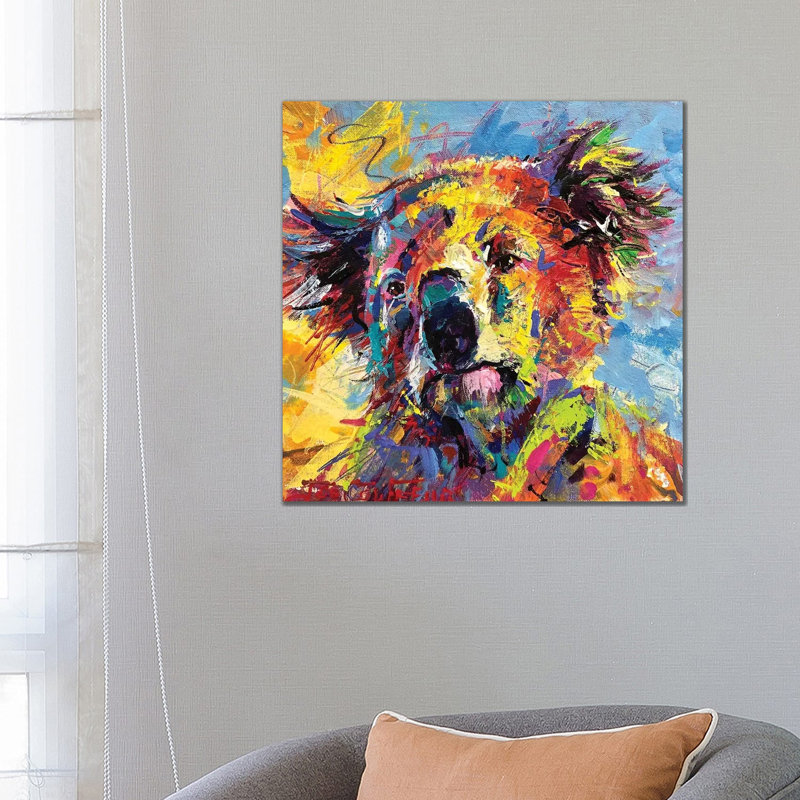 Koala by Jos Coufreur - Wrapped Canvas Gallery-Wrapped Canvas Giclée, 66.04 cm H x 66.04 cm W x 1.91 cm D