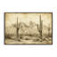 Giclée encadrée The Desert sépia, par Petal Prints Design-9797518-9797519