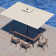 Wadebridge 10' x 6.5' Tilt Rectangular Market Umbrella